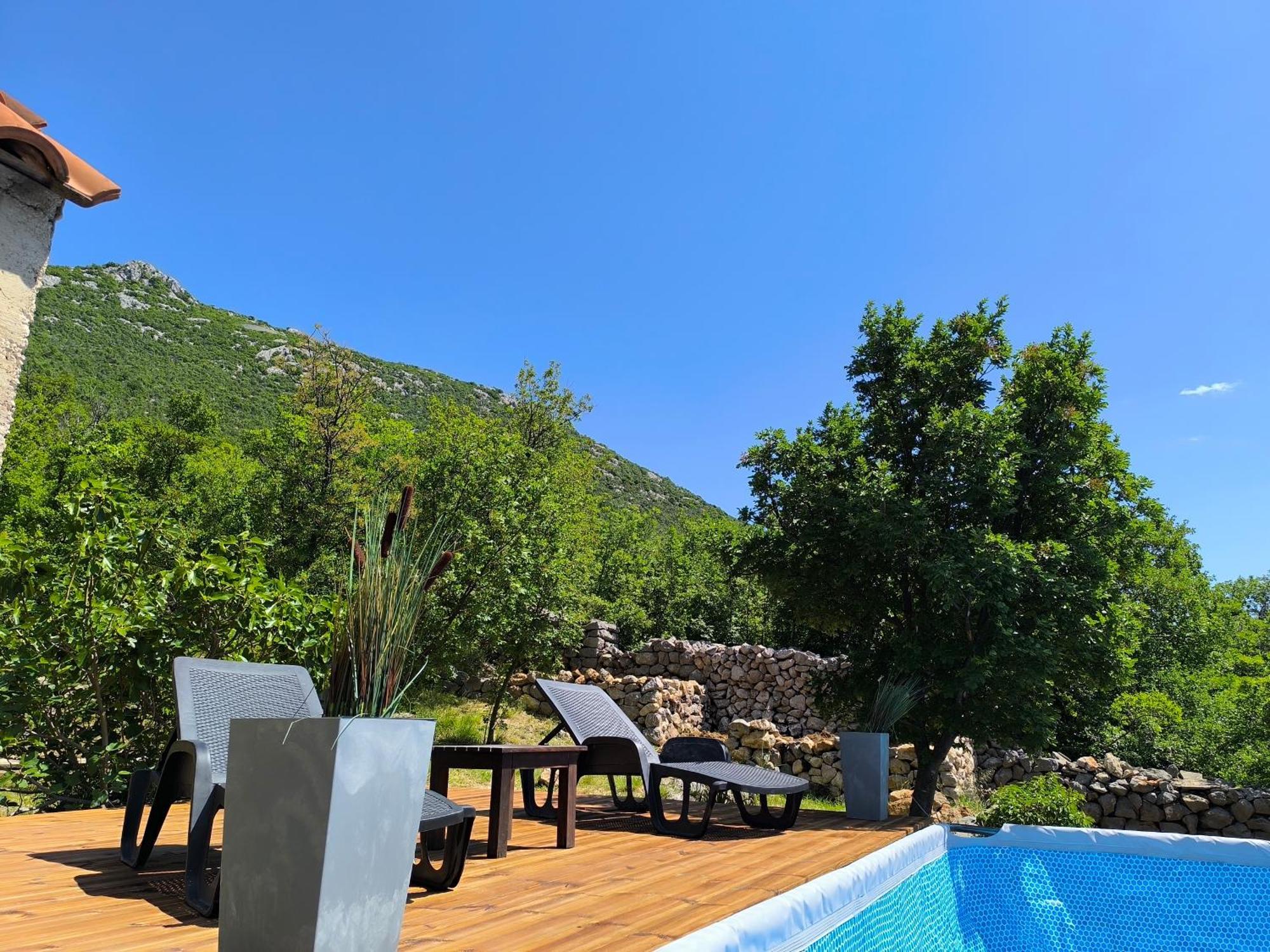 Holiday Home Lucija "" Private House With Pool "" Jablanac Zewnętrze zdjęcie