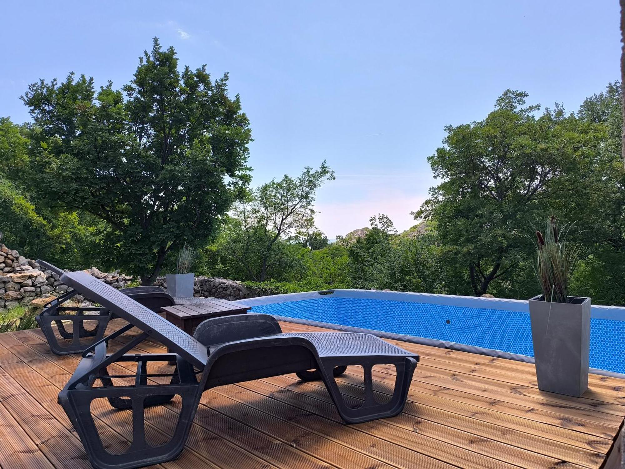 Holiday Home Lucija "" Private House With Pool "" Jablanac Zewnętrze zdjęcie