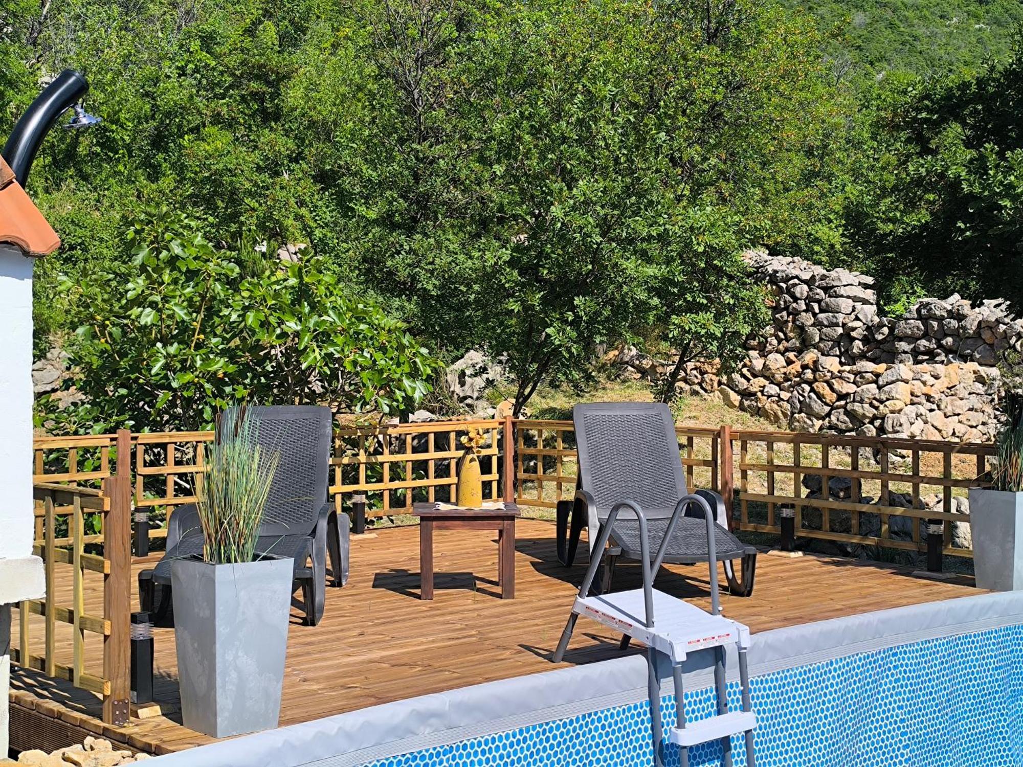 Holiday Home Lucija "" Private House With Pool "" Jablanac Zewnętrze zdjęcie
