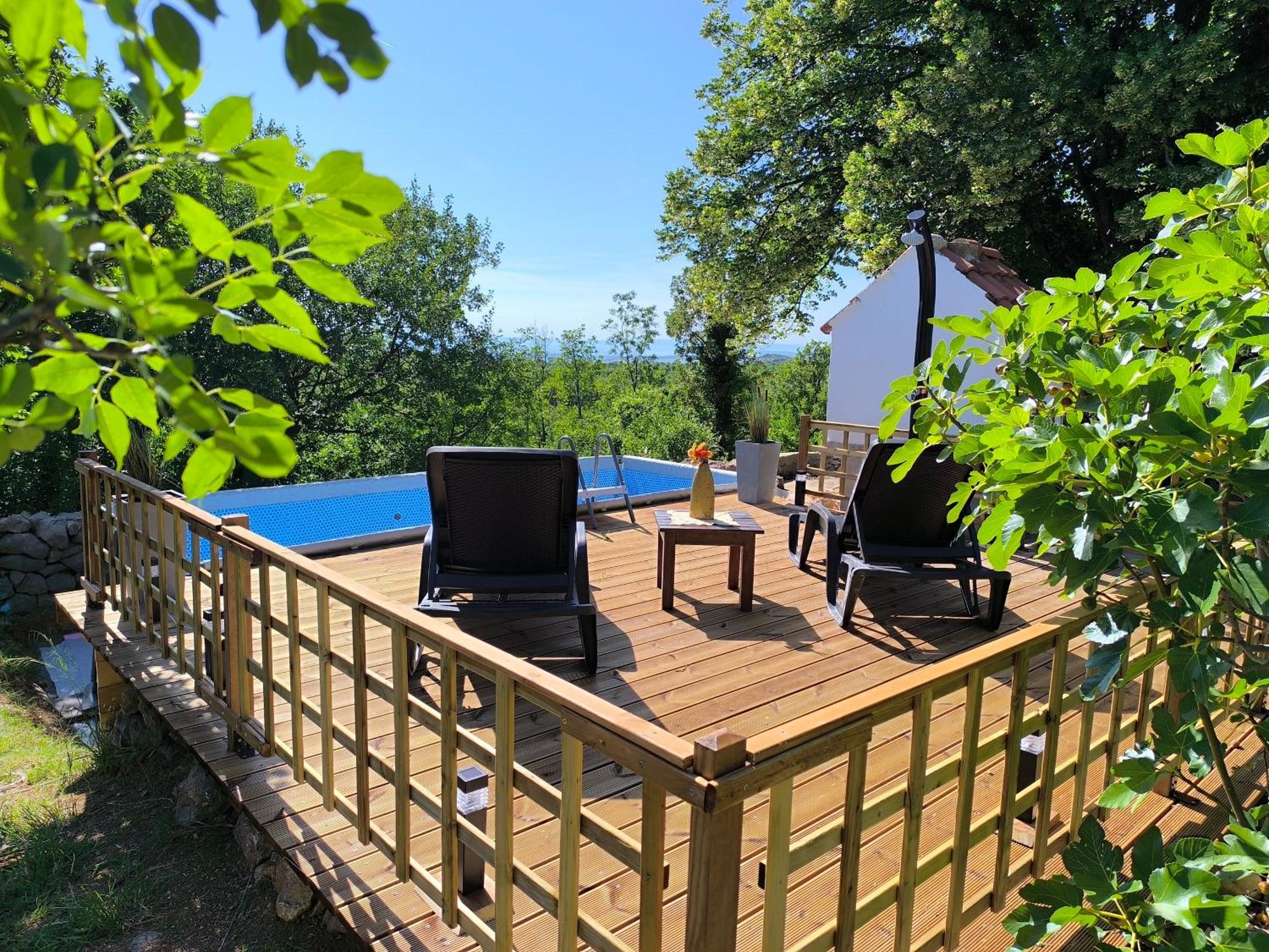 Holiday Home Lucija "" Private House With Pool "" Jablanac Zewnętrze zdjęcie