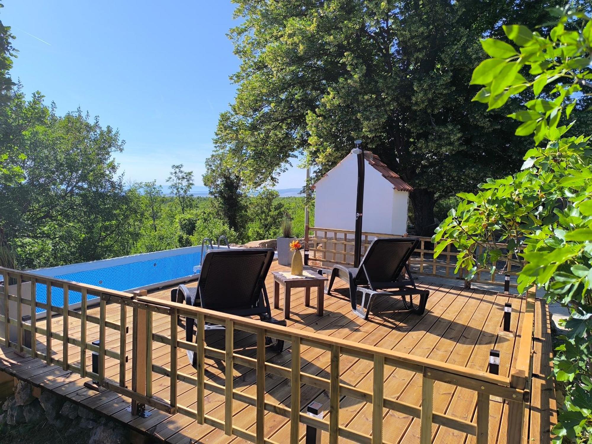Holiday Home Lucija "" Private House With Pool "" Jablanac Zewnętrze zdjęcie