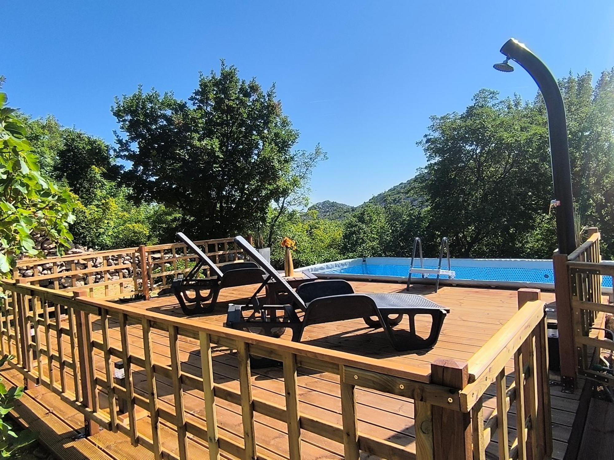 Holiday Home Lucija "" Private House With Pool "" Jablanac Zewnętrze zdjęcie